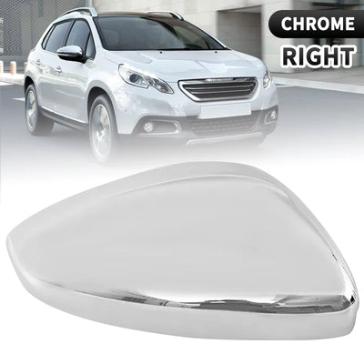 Coque de Rétroviseur Chromée Peugeot 208 2008 Citroën C3