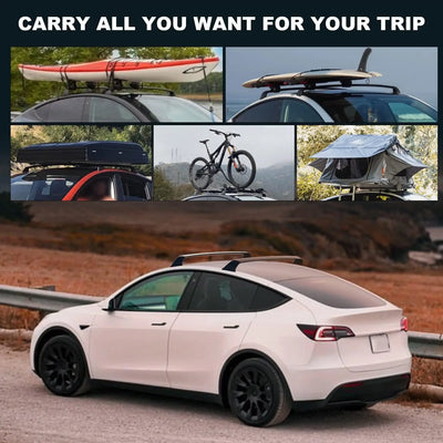 Barres de Toit Antivol Tesla Model Y Juniper