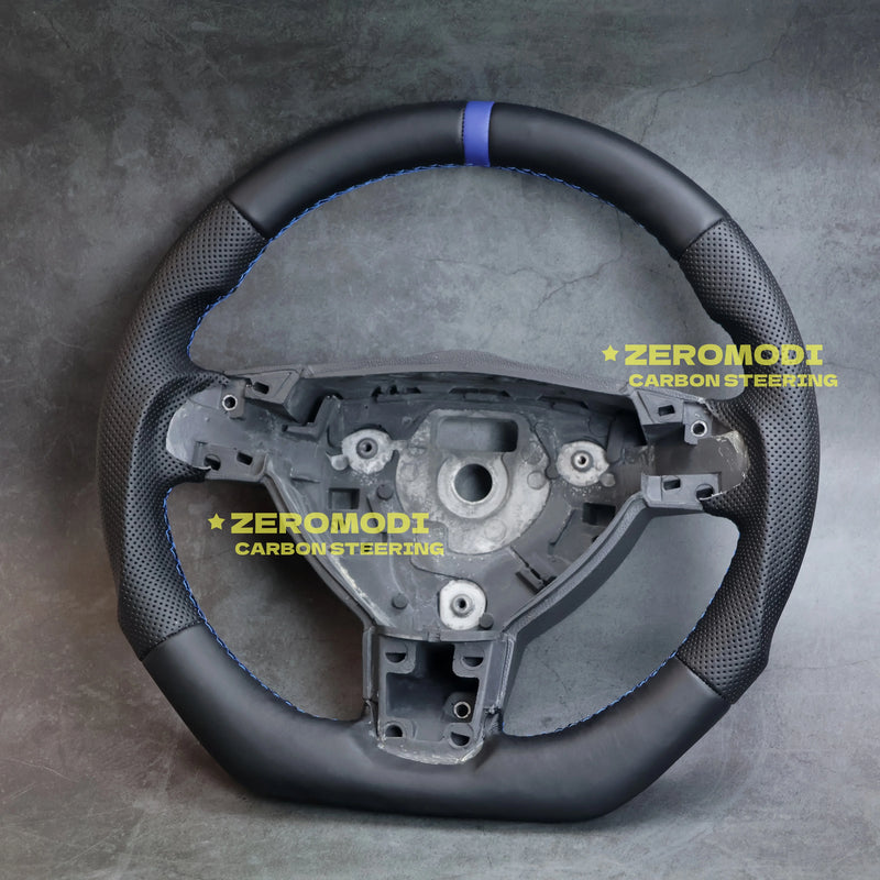 Volant Sport Cuir Opel Astra H OPC Méplat Perforé