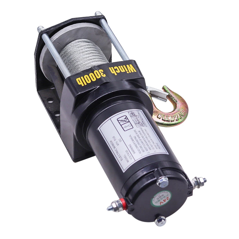 Treuil Électrique Palan 12V 24V 1361 kg Voiture