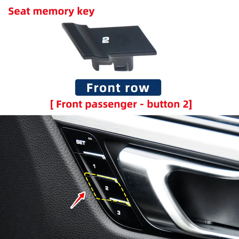 Bouton de Réglage de Siège Porsche Macan 2014-2018 — vue en situation