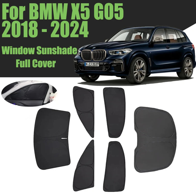 Pare-Soleil Vitres et Pare-Brise BMW X5 G05 2018-2024 Sur Mesure Couverture Complète