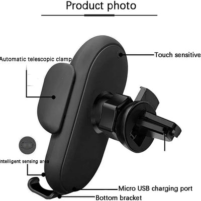 Support Téléphone Voiture Induction 30W Automatique
