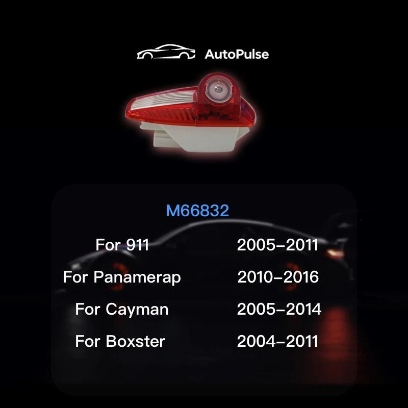 Projecteur Porte Porsche 911, Cayenne, Panamera, Macan, Boxster, Cayman, Lot de 2, 7 Motifs