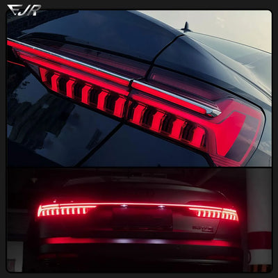 Feux Arrière LED Audi A6L 2019-2023 Traversant Look C8