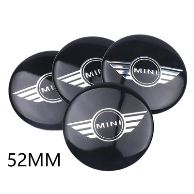 Cache-Moyeu Mini Cooper JCW 52 mm Autocollant 4 Pièces