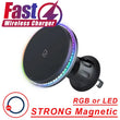 Support Téléphone Voiture Chargeur Induction Magnétique 15W
