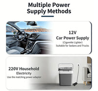 Glacière Électrique Voiture 24 L 12 V 220 V Froid et Chaud