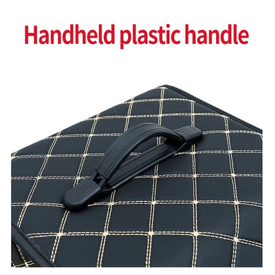 Organisateur de Coffre Voiture Cuir Matelassé Pliable