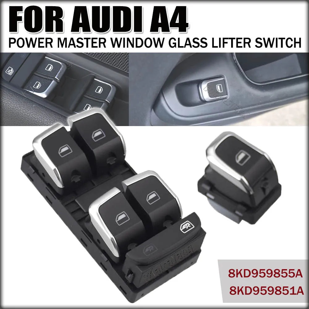Bouton Lève-Vitre Conducteur Audi A4 S4 B8 Q5 A5 Quattro