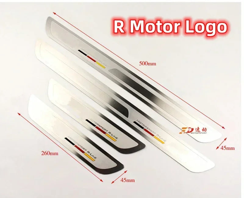 Seuils de Porte Volkswagen Golf 6 7 7.5 8 Acier Inoxydable