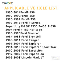 Éclairage de Plaque LED Ford F150 F250 Ranger Bronco