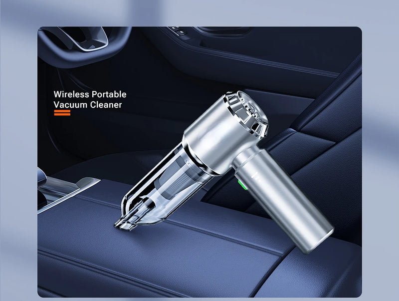 Powerful Cordless Car Vacuum Cleaner and Blower, 2-in-1 Wet and Dry