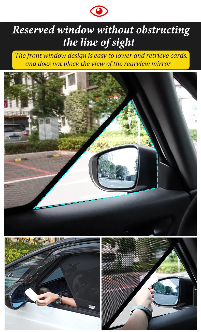 Pare-Soleil Magnétique Audi A3 8V Berline 2016-2020 Vitres Latérales et Lunette Arrière Anti-UV