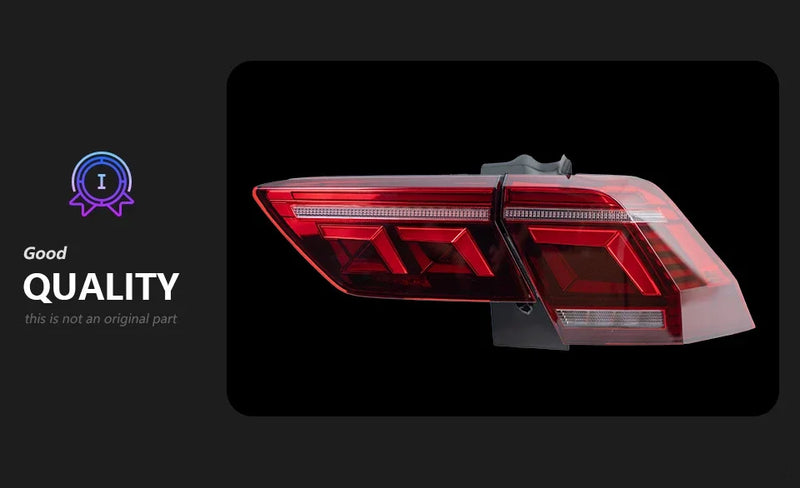 Feux Arrière LED Dynamiques Volkswagen Tiguan II MK2 2016-2022 Paire