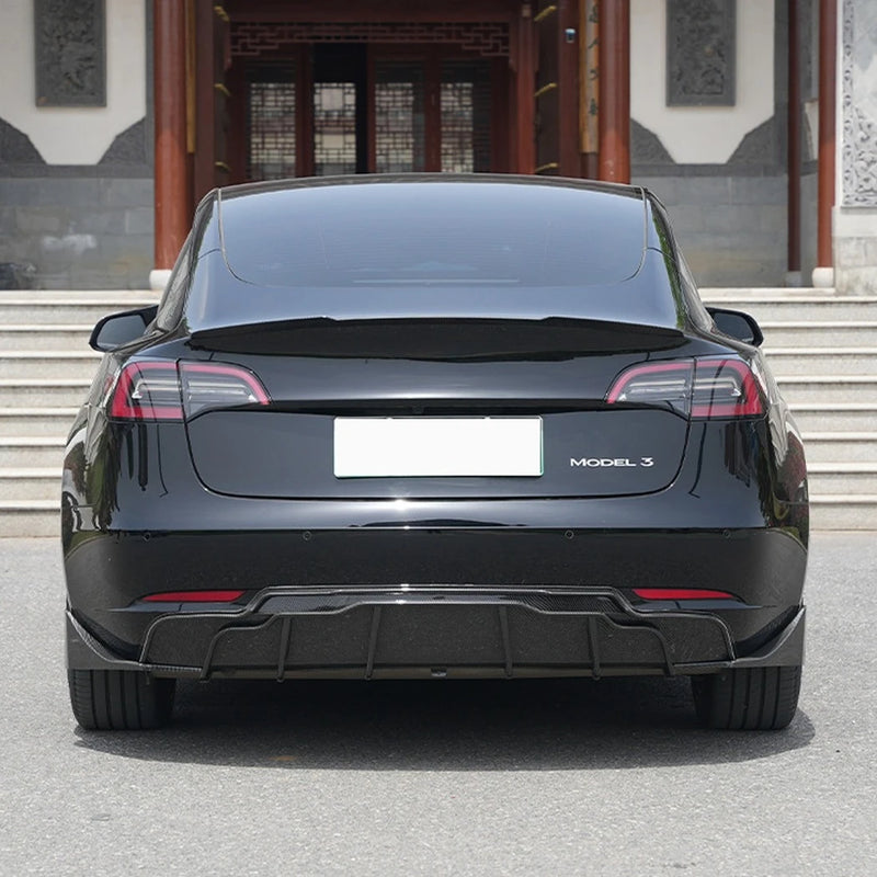 Diffuseur Becquet Pare-Chocs Arrière Tesla Model 3 2017-2023