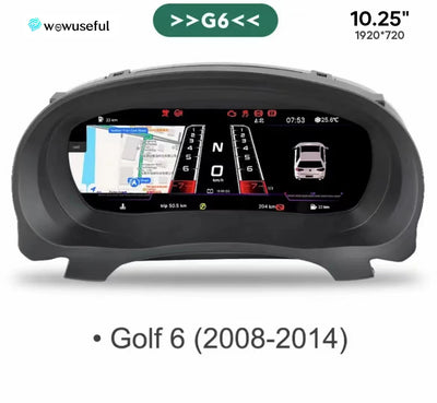 Tableau de Bord Numérique VW Golf 7 Passat B8 12,3 pouces