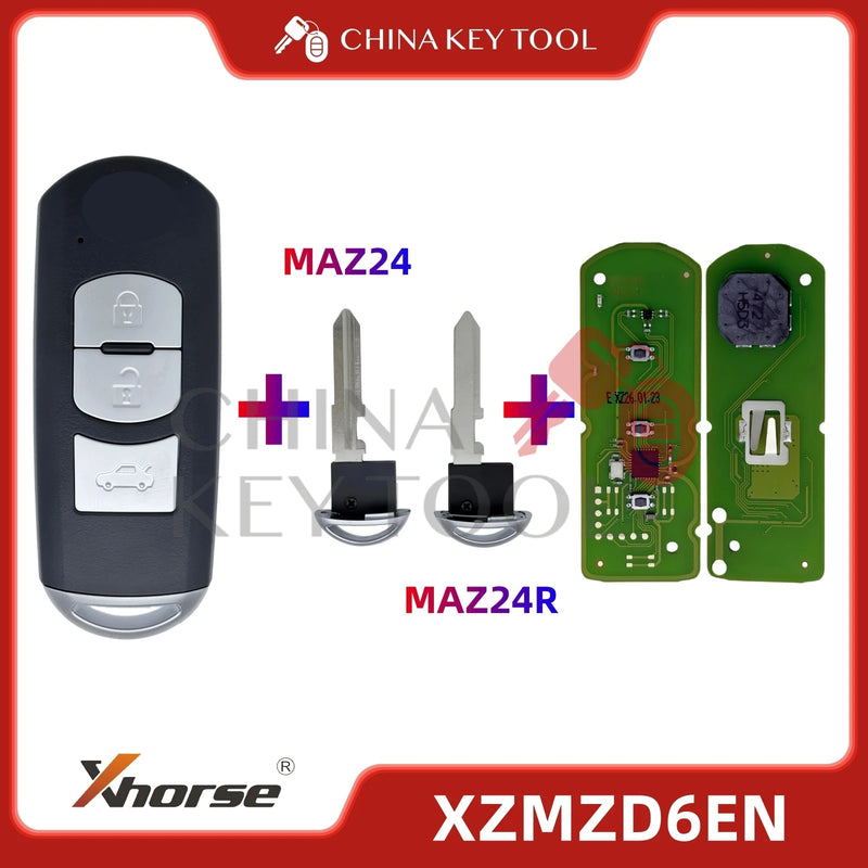 Carte PCB Clé Mazda XHORSE XZMZD6EN avec Coque
