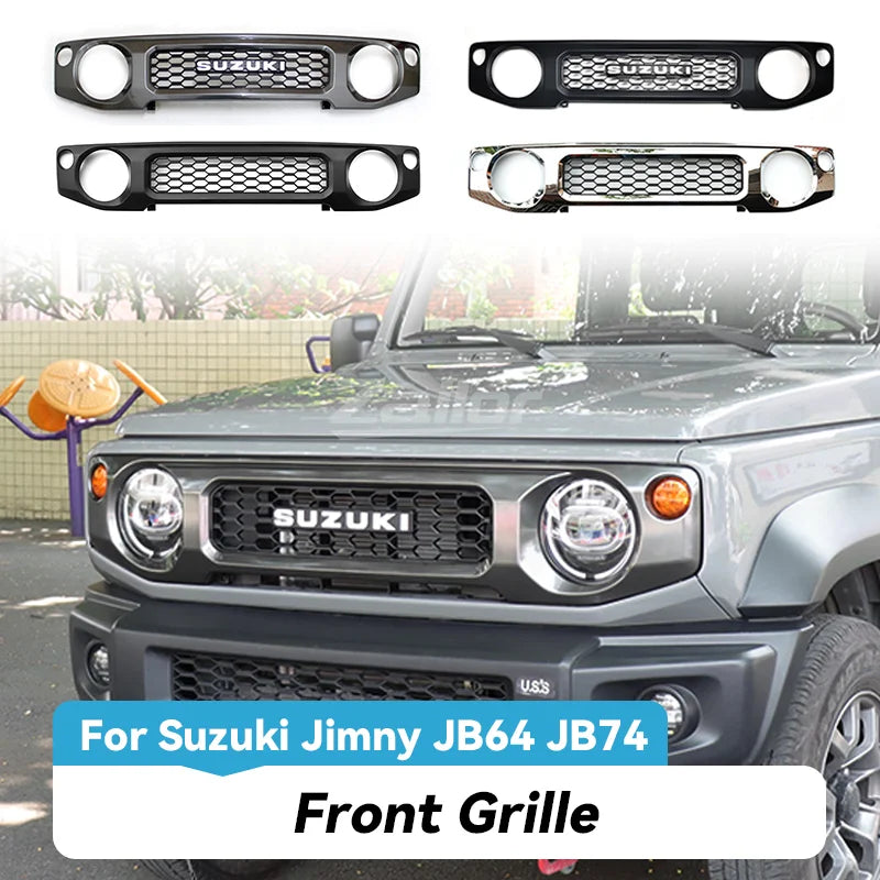 Calandre Avant Suzuki Jimny JB64 JB74 en ABS Style Tout-Terrain Grille en Maille 4 Modèles A B C D