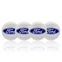 Cache-Moyeux Ford Fiesta Mondeo Explorer 56mm 60mm 65mm — vue de trois quarts
