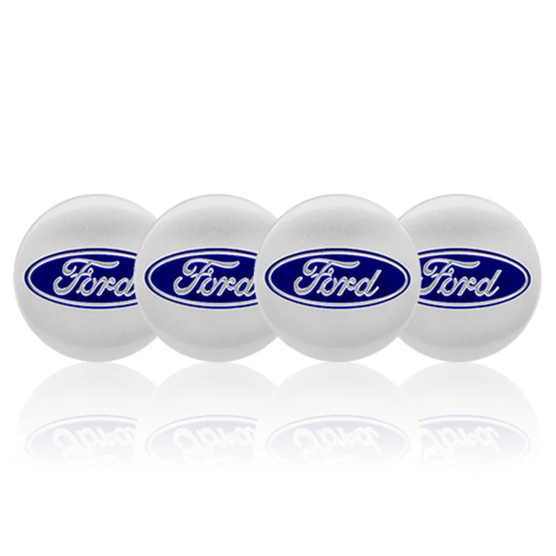 Cache-Moyeux Ford Fiesta Mondeo Explorer 56mm 60mm 65mm — vue de trois quarts
