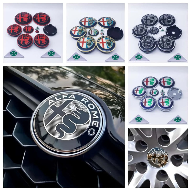 Cache-Moyeux Alfa Romeo Giulietta Mito Giulia Kit 11 Pièces