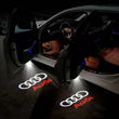 Projecteur Logo de Porte LED Audi 6 Motifs Anneaux RS S line quattro