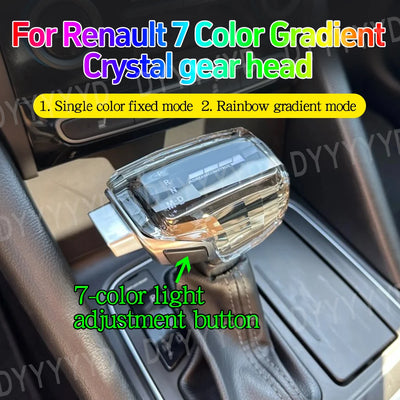 Pommeau de Vitesse Cristal LED Renault Koleos Kadjar