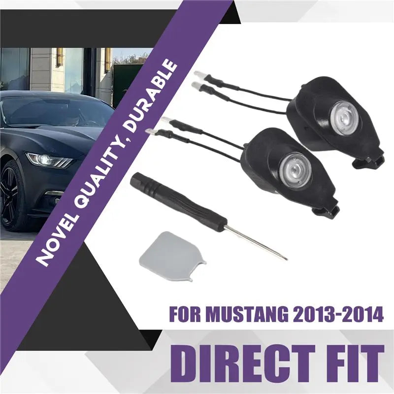 Projecteur Porte Ford Mustang 2013-2022, Lumière de Bienvenue LED, la Paire