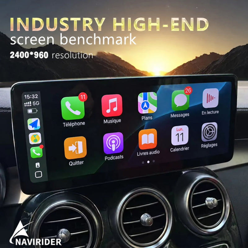 Autoradio Android Mercedes Classe G W463 2017-2018 Écran 12,3 pouces CarPlay GPS