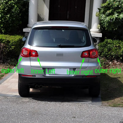 Feux Arrière VW Volkswagen Tiguan 2009-2012 Sans Ampoule