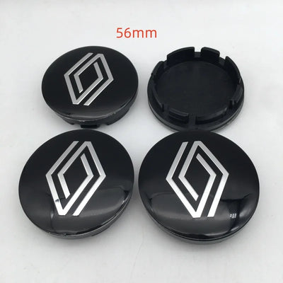 Emblèmes Cache-Moyeux 3D 56mm 60mm 68mm 4 Pièces