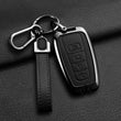 Étui de Protection Clé Toyota C-HR RAV4 Corolla Prius Camry Alliage de Zinc et Cuir