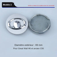 Cache-Moyeux de Roue Great Wall Haval H2 H6 H9 Wingle Voleex 61 mm à 15,3 cm