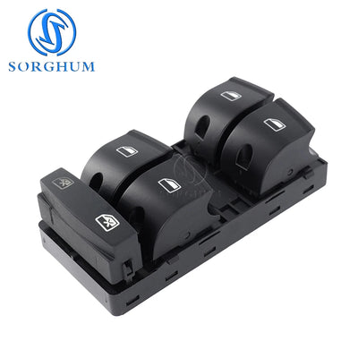Bouton Lève-Vitre Chromé Audi A6 C6 RS6 Q7 4F0959851H