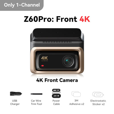 Dashcam DDPAI Z60 Pro 4K 3 Canaux GPS