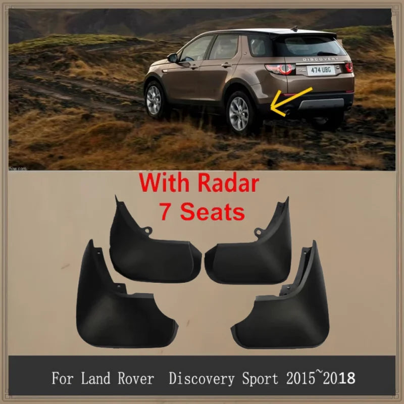 Bavettes Garde-Boue Land Rover Discovery Sport L550 2015-2019 Jeu de 4