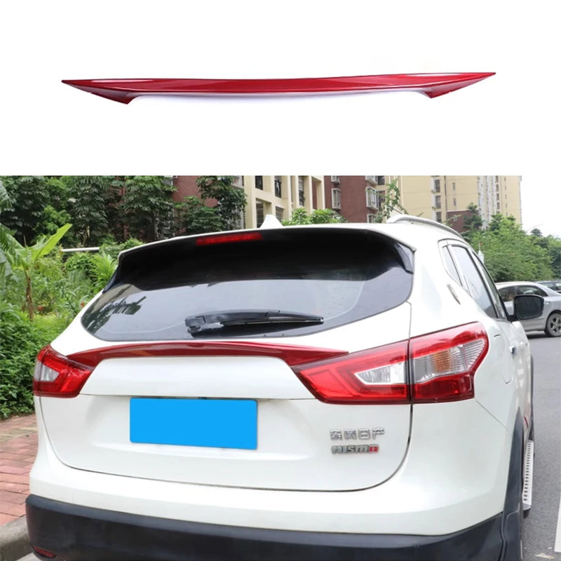 Becquet Nissan Qashqai J11 2016-2021 Central de Coffre en ABS, Rouge, Blanc, Noir, Carbone ou à Peindre