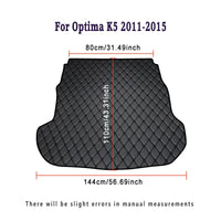 Tapis de Coffre Kia Optima K5 2011-2025 Cuir
