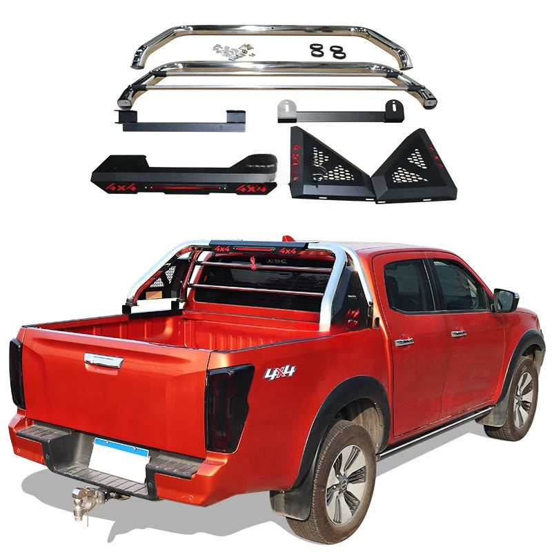 Arceau de Benne Roll Bar Inox Pick-Up 4x4 Universel