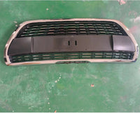 Calandre Peugeot 208 2014-2023 Grille Centrale de Pare-Chocs Avant avec Cadre Chromé, ABS