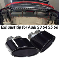 Embouts d'Échappement Audi S3 S4 S5 S6 RS3 RS4 RS5 RS6 Double Entrée