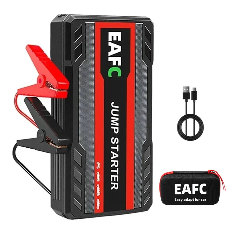 Booster de Batterie Voiture EAFC 600A 2000A Démarreur Portable 12V