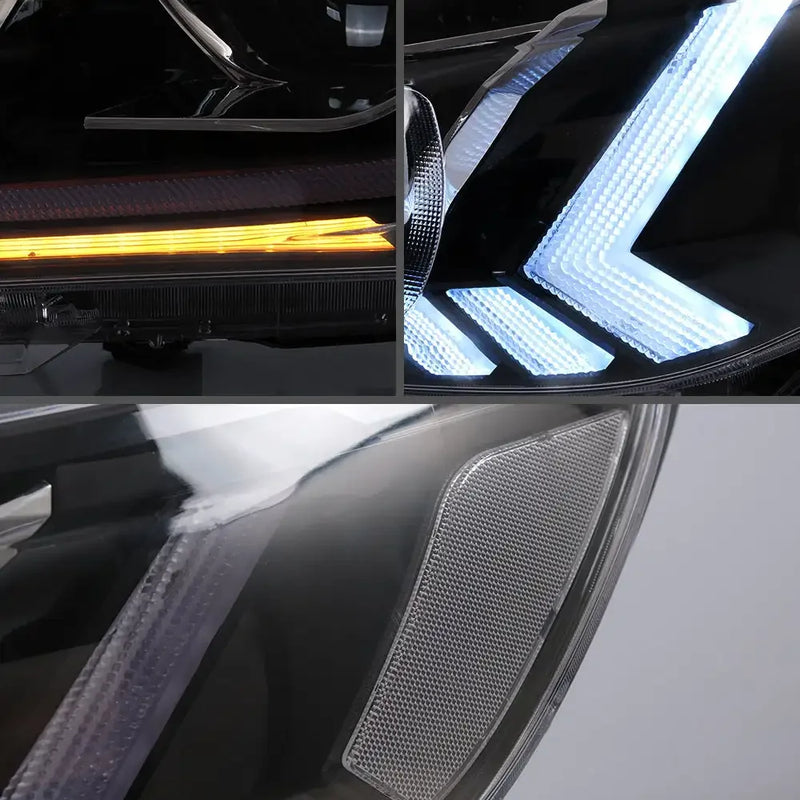 Phares LED Toyota Hilux Revo Rocco AN120 2015-2020 Clignotants Séquentiels Feux de Jour