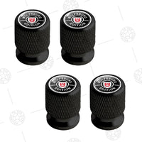 Bouchons de Valve Volkswagen Golf Polo Passat Aluminium Wolfsburg — vue de trois quarts
