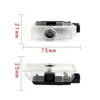 Projecteur Porte Alfa Romeo LED HD, Lot de 2, Giulia, Stelvio, Giulietta, MiTo, 159, Brera, 2 Motifs