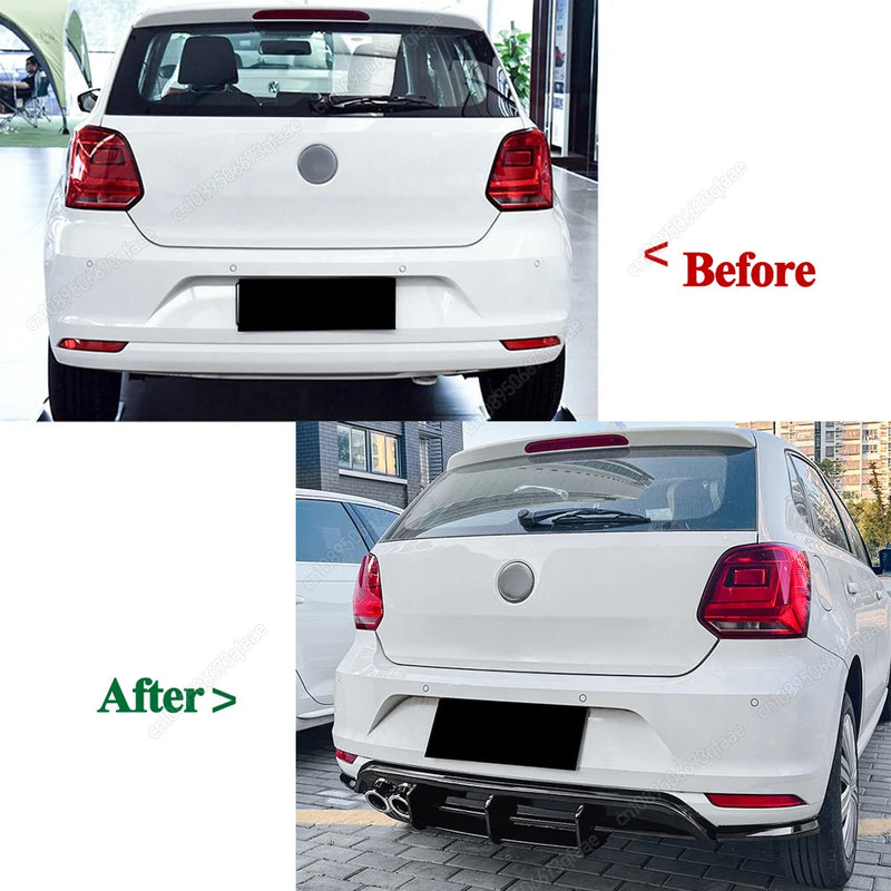 Diffuseur de Pare-Chocs Arrière VW Polo 6R 2009-2014