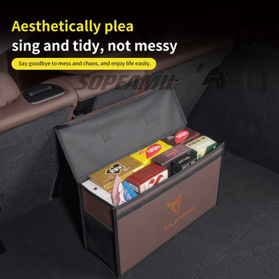Rangement de Coffre Pliable pour Cupra