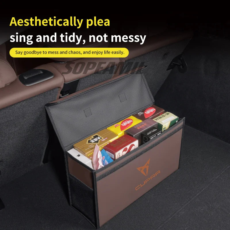 Rangement de Coffre Pliable pour Cupra