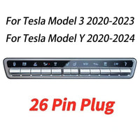 Bouton de Console Centrale Tesla Model 3 Y Highland — exemple de montage